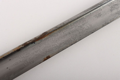 Georgian 1827 Pattern Royal Naval Officers Sword by Prosser, Maker to the King and Royal Family - 10