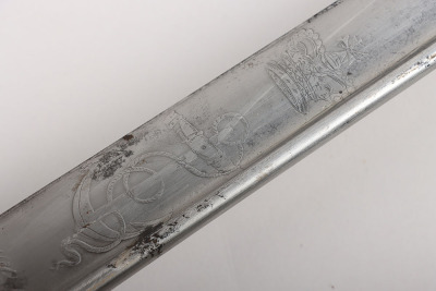 Georgian 1827 Pattern Royal Naval Officers Sword by Prosser, Maker to the King and Royal Family - 13