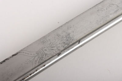 Georgian 1827 Pattern Royal Naval Officers Sword by Prosser, Maker to the King and Royal Family - 14