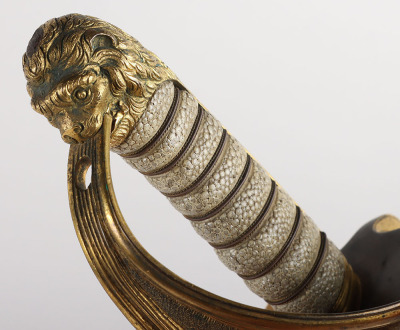 Georgian 1827 Pattern Royal Naval Officers Sword by Prosser, Maker to the King and Royal Family - 16