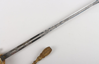 George VI Royal Navy Officers Sword - 7