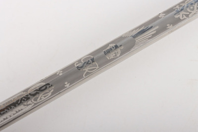 George VI Royal Navy Officers Sword - 13