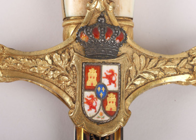 ^ Spanish Army Generals Presentation Sword, Pre 1936, Attributed to General Luis Aizpuru Mond&eacute;jar - 6