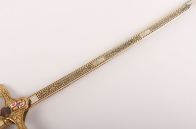 ^ Spanish Army Generals Presentation Sword, Pre 1936, Attributed to General Luis Aizpuru Mond&eacute;jar - 8