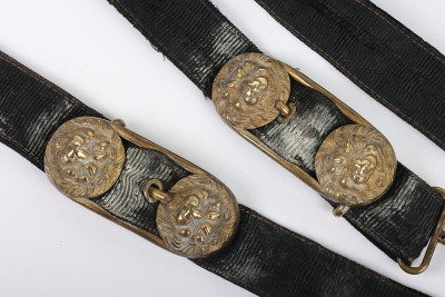 Imperial Russian Tsar Nicholas II Naval Officers Dirk with Hanging Straps and Belt - 3