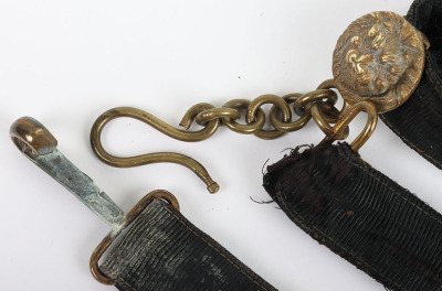 Imperial Russian Tsar Nicholas II Naval Officers Dirk with Hanging Straps and Belt - 4
