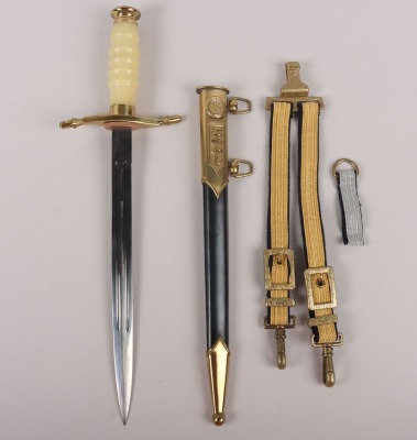 East German D.D.R Volksmarine Officers Dress Dagger - 2