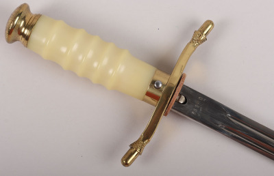 East German D.D.R Volksmarine Officers Dress Dagger - 12