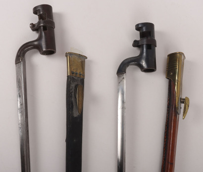 2x British 1876 Pattern Socket Bayonets