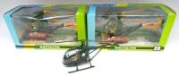 Britains two 9761 Hughes 300C Medevac Helicopters