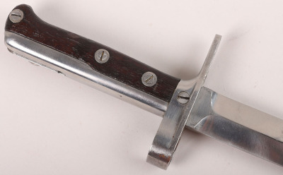 Rare Norwegian M-1884 Jarmann Bayonet issued to the Norwegian Navy - 3