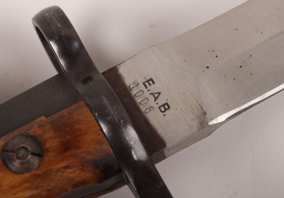 Rare Norwegian M-1944 Krag Jorgensen Bayonet made by Erik Anton Berg - 5