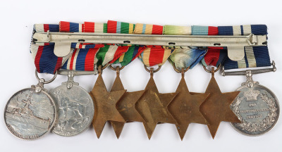 Second World War ‘Operation Brassard’ Distinguished Service Medal and Long Service Group of Eight Awarded to the Coxswain of L.C.S.(M)54 for the Invasion Landings on the Island of Elba in June 1944 - 7