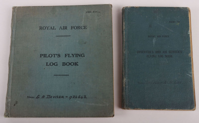 WW2 Royal Air Force Casualty Medal and Log Book Grouping of Flight Sergeant G H Davison 613 Squadron and Later 83 Squadron, Being Found Dead in his Rear Gun Turret in April 1942 - 5