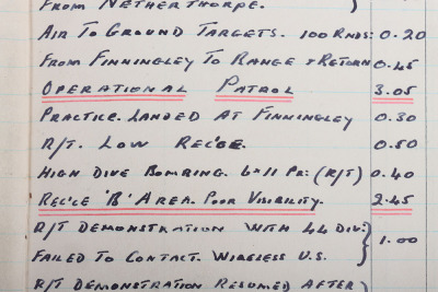 WW2 Royal Air Force Casualty Medal and Log Book Grouping of Flight Sergeant G H Davison 613 Squadron and Later 83 Squadron, Being Found Dead in his Rear Gun Turret in April 1942 - 14