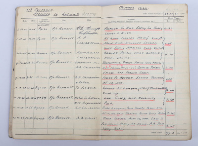 WW2 Royal Air Force Casualty Medal and Log Book Grouping of Flight Sergeant G H Davison 613 Squadron and Later 83 Squadron, Being Found Dead in his Rear Gun Turret in April 1942 - 15