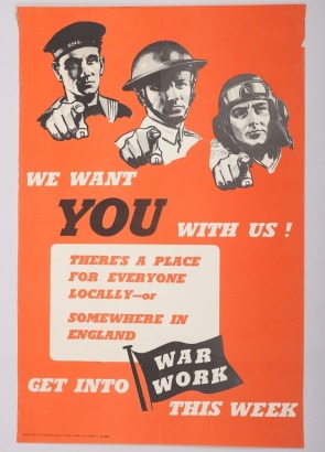WW2 British War Work Home Front Poster