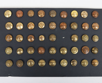 British Officers’ Gilt Tunic Buttons (1856-1881),