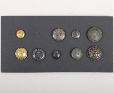Irish Coatee Buttons (1820-1855),