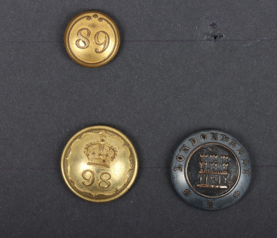 Irish Coatee Buttons (1820-1855), - 2
