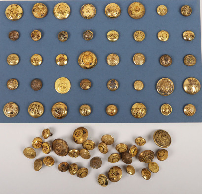 Gilt Mufti and Coatee Buttons (c1820-1860s)