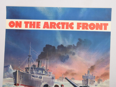 WW2 British Merchant Navy Comforts Service ‘ON THE ARCTIC FRONT’ Poster - 2