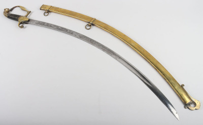 French Senior Cavalry Officers Sabre - 16