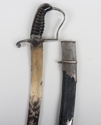 1796 Pattern Light Cavalry Officers Blue and Gilt Sword - 2