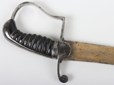 1796 Pattern Light Cavalry Officers Blue and Gilt Sword - 4