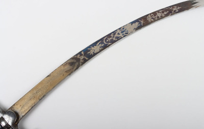 1796 Pattern Light Cavalry Officers Blue and Gilt Sword - 5