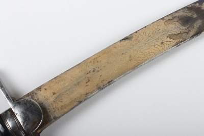 1796 Pattern Light Cavalry Officers Blue and Gilt Sword - 6