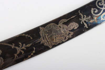 1796 Pattern Light Cavalry Officers Blue and Gilt Sword - 12