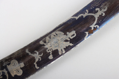 1796 Pattern Light Cavalry Officers Blue and Gilt Sword - 14