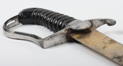 1796 Pattern Light Cavalry Officers Blue and Gilt Sword - 17