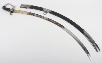 1796 Pattern Light Cavalry Officers Blue and Gilt Sword - 19