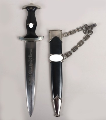 Third Reich SS (Schutzstaffel) Officers Chained Dress Dagger