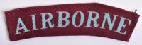 Printed Airborne Shoulder Title