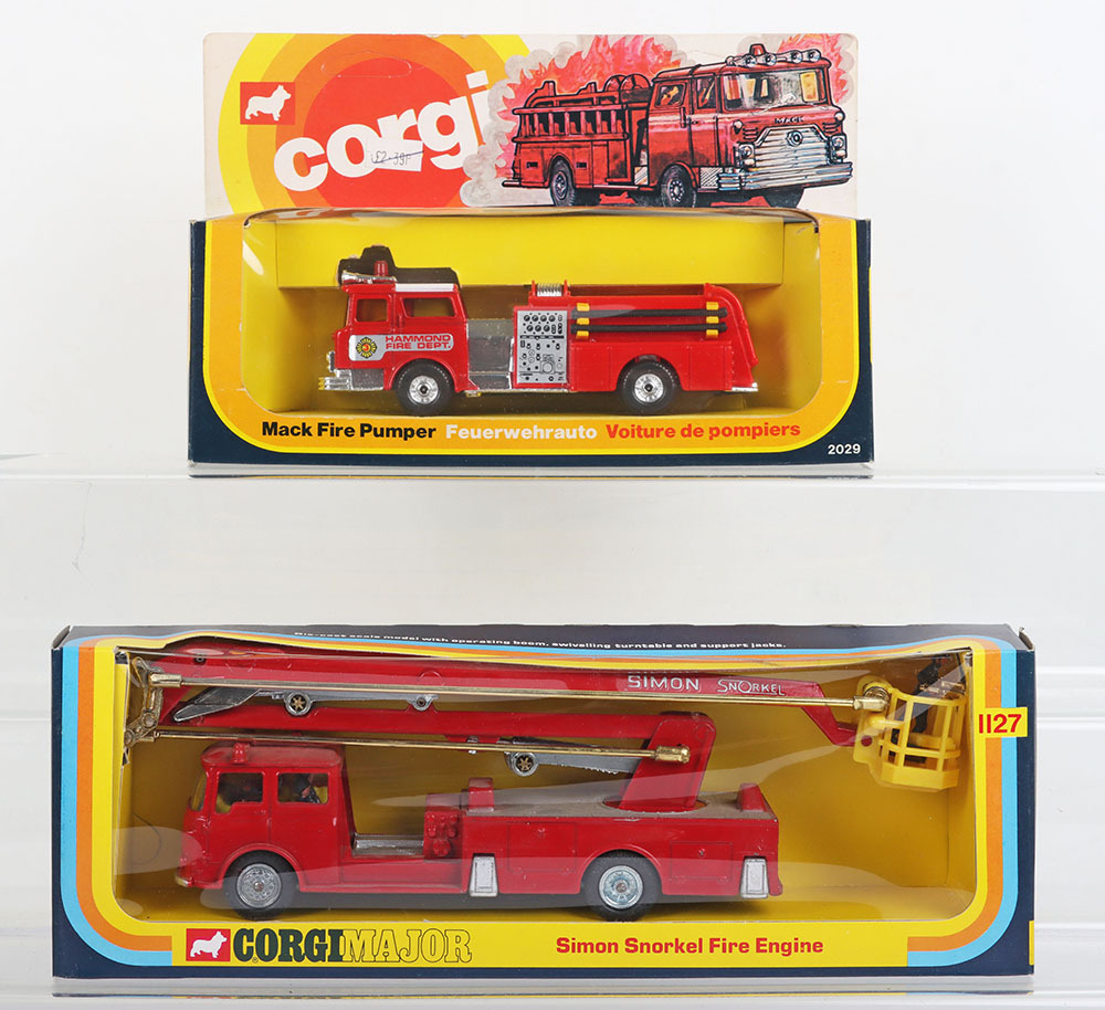 Corgi snorkel fire engine online