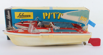 Schuco Tinplate/Plastic 3006 Clockwork PITT Speedboat - 6