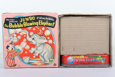 Three Yonezawa (Japan) Battery Operated Jumbo the Bubble blowing Elephant - 6