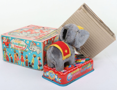 Three Yonezawa (Japan) Battery Operated Jumbo the Bubble blowing Elephant - 8