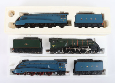 Three boxed Hornby Railways 00 gauge 4-6-2 A4 Streamlined locomotives, - 3