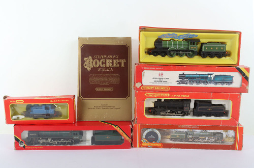 Seven boxed Hornby Railways 00 gauge locomotives