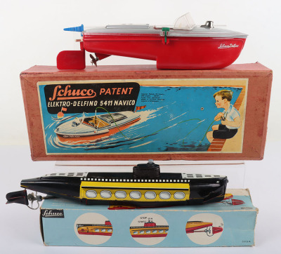 Schuco Tinplate/Plastic 5411 Elektro Delfino Navico Speed Boat