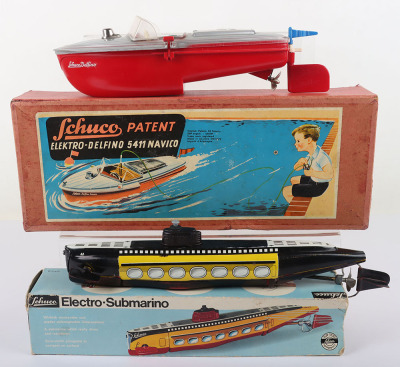 Schuco Tinplate/Plastic 5411 Elektro Delfino Navico Speed Boat - 5