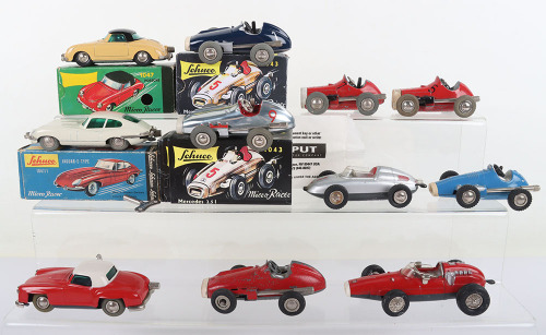 A Collection of Schuco Micro Racer Cars