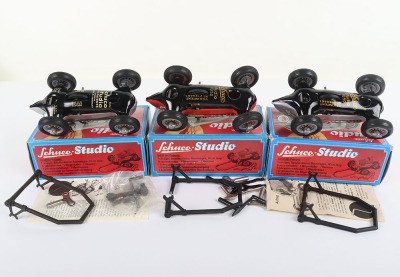 Three Boxed Schuco Studio Tinplate Mercedes Grand Prix 1936 Racing Cars - 3