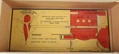 Boxed Nulli Secundus remote control electric controlled Aeroplane, 1930s - 5