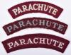 3x Embroidered Parachute Shoulder Titles