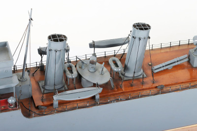A Bassett-Lowke working remote control scale model of a F7 Navy Destroyer, 1936 - 3